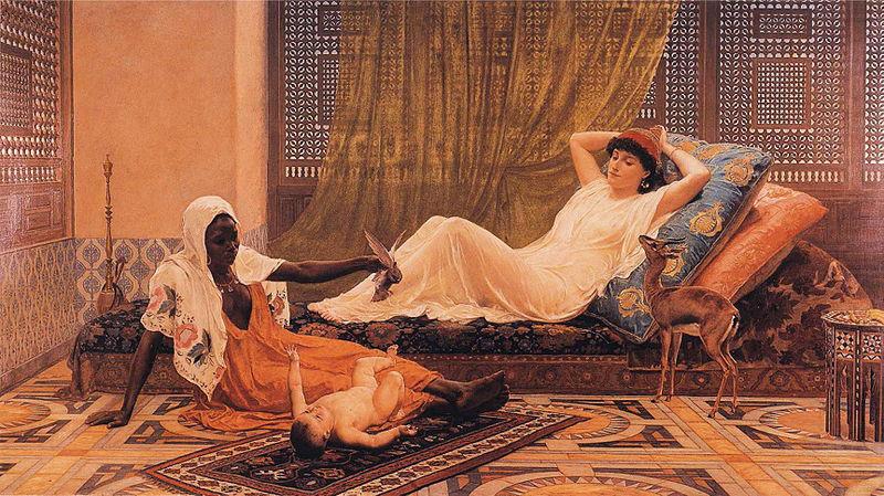 Frederick Goodall A New Light in the Harem china oil painting image